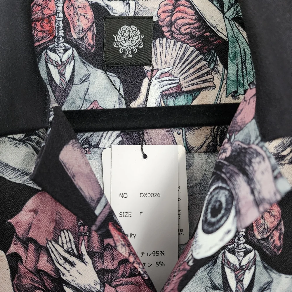 Drug Honey goth button down shirt - Picture 3 of 4